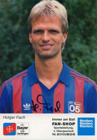 Holger Fach, Germany 🇩🇪 Fortuna Düsseldorf 1983/84 hand signed